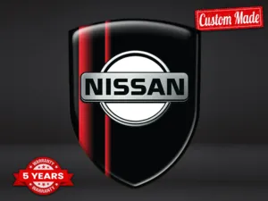 Nissan Silikon Sticker Logo Limited Racing Domes Stil